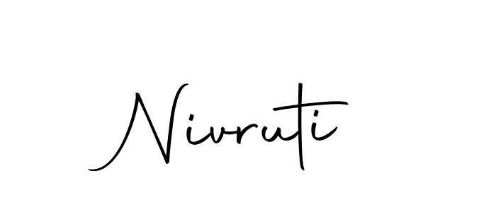 Make a beautiful signature design for name Nivruti. With this signature (Autography-DOLnW) style, you can create a handwritten signature for free. Nivruti signature style 10 images and pictures png