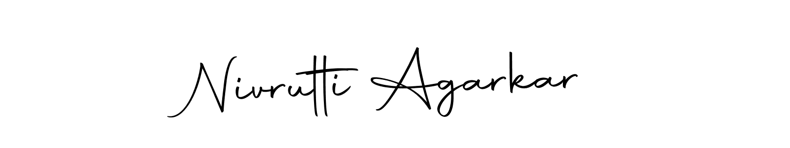 Make a short Nivrutti Agarkar signature style. Manage your documents anywhere anytime using Autography-DOLnW. Create and add eSignatures, submit forms, share and send files easily. Nivrutti Agarkar signature style 10 images and pictures png