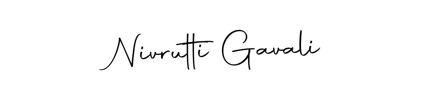 You can use this online signature creator to create a handwritten signature for the name Nivrutti Gavali. This is the best online autograph maker. Nivrutti Gavali signature style 10 images and pictures png