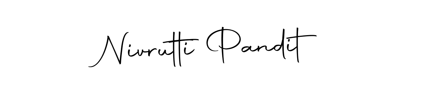 Nivrutti Pandit stylish signature style. Best Handwritten Sign (Autography-DOLnW) for my name. Handwritten Signature Collection Ideas for my name Nivrutti Pandit. Nivrutti Pandit signature style 10 images and pictures png