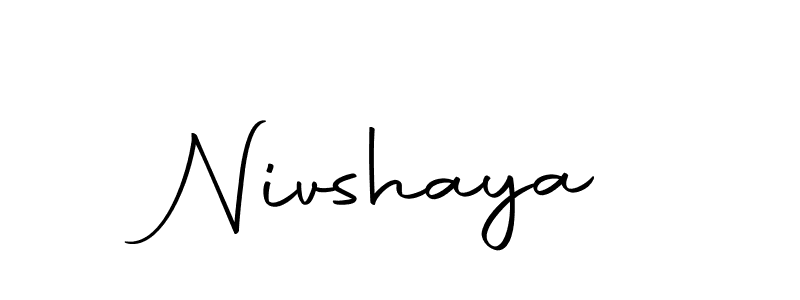 How to make Nivshaya signature? Autography-DOLnW is a professional autograph style. Create handwritten signature for Nivshaya name. Nivshaya signature style 10 images and pictures png