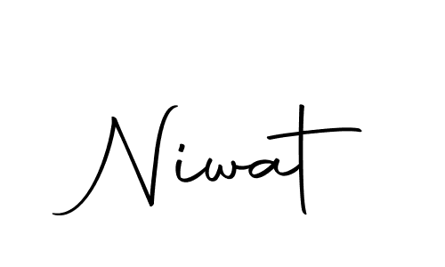 How to make Niwat signature? Autography-DOLnW is a professional autograph style. Create handwritten signature for Niwat name. Niwat signature style 10 images and pictures png