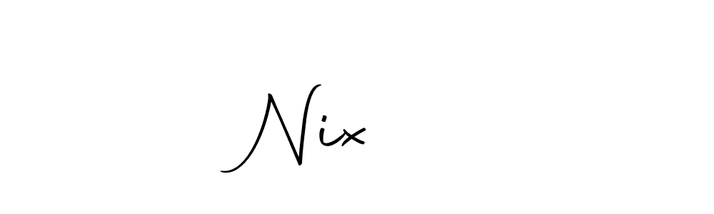 How to make Nix ❤️ signature? Autography-DOLnW is a professional autograph style. Create handwritten signature for Nix ❤️ name. Nix ❤️ signature style 10 images and pictures png