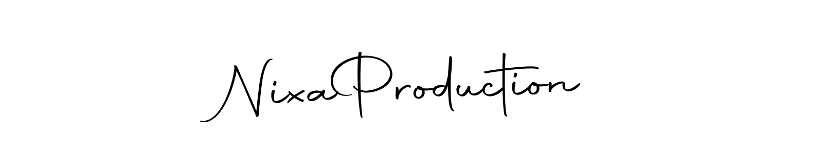 Check out images of Autograph of Nixa  Production name. Actor Nixa  Production Signature Style. Autography-DOLnW is a professional sign style online. Nixa  Production signature style 10 images and pictures png