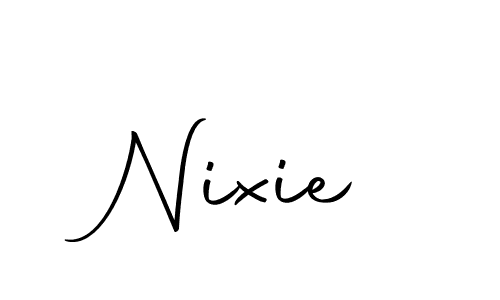 How to make Nixie signature? Autography-DOLnW is a professional autograph style. Create handwritten signature for Nixie name. Nixie signature style 10 images and pictures png