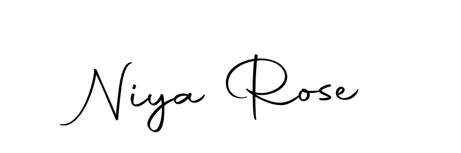 Make a beautiful signature design for name Niya Rose. With this signature (Autography-DOLnW) style, you can create a handwritten signature for free. Niya Rose signature style 10 images and pictures png