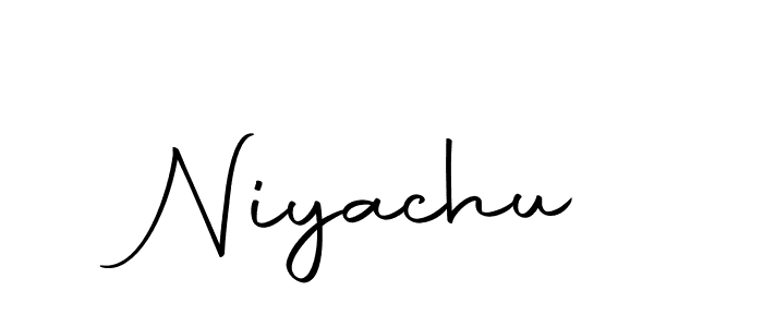 Niyachu stylish signature style. Best Handwritten Sign (Autography-DOLnW) for my name. Handwritten Signature Collection Ideas for my name Niyachu. Niyachu signature style 10 images and pictures png