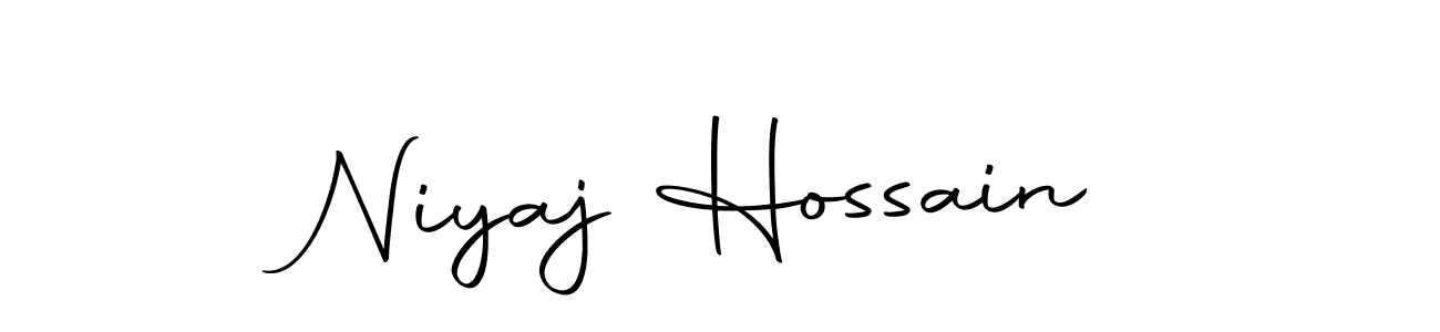 How to make Niyaj Hossain name signature. Use Autography-DOLnW style for creating short signs online. This is the latest handwritten sign. Niyaj Hossain signature style 10 images and pictures png