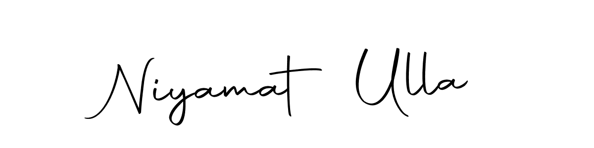 The best way (Autography-DOLnW) to make a short signature is to pick only two or three words in your name. The name Niyamat Ulla include a total of six letters. For converting this name. Niyamat Ulla signature style 10 images and pictures png