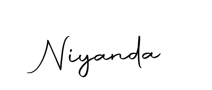 How to make Niyanda signature? Autography-DOLnW is a professional autograph style. Create handwritten signature for Niyanda name. Niyanda signature style 10 images and pictures png