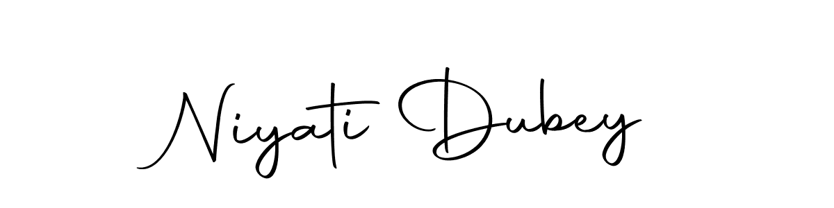 How to make Niyati Dubey name signature. Use Autography-DOLnW style for creating short signs online. This is the latest handwritten sign. Niyati Dubey signature style 10 images and pictures png