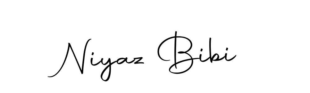 Create a beautiful signature design for name Niyaz Bibi. With this signature (Autography-DOLnW) fonts, you can make a handwritten signature for free. Niyaz Bibi signature style 10 images and pictures png