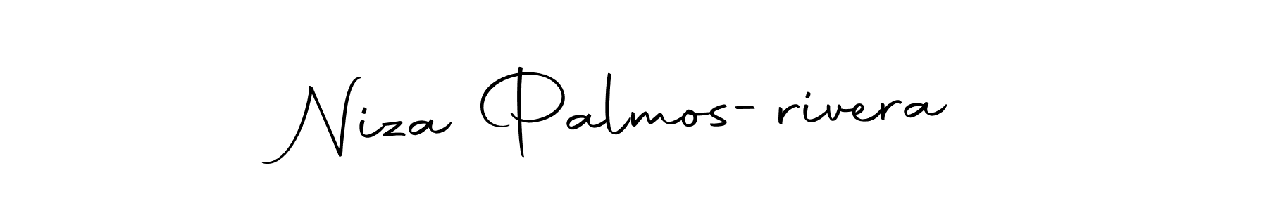 if you are searching for the best signature style for your name Niza Palmos-rivera. so please give up your signature search. here we have designed multiple signature styles  using Autography-DOLnW. Niza Palmos-rivera signature style 10 images and pictures png