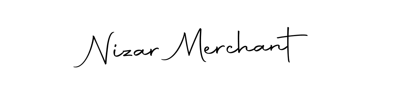 Make a beautiful signature design for name Nizar Merchant. With this signature (Autography-DOLnW) style, you can create a handwritten signature for free. Nizar Merchant signature style 10 images and pictures png