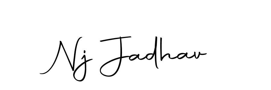 This is the best signature style for the Nj Jadhav name. Also you like these signature font (Autography-DOLnW). Mix name signature. Nj Jadhav signature style 10 images and pictures png