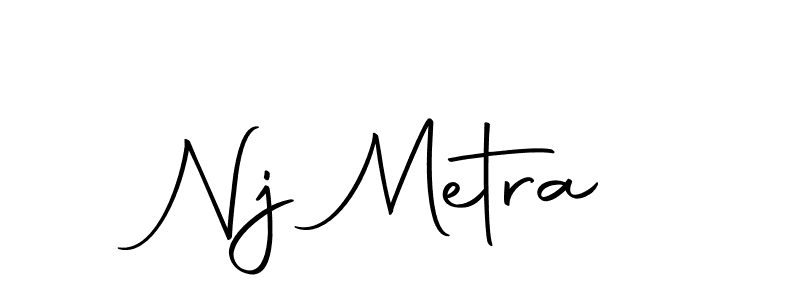 Nj Metra stylish signature style. Best Handwritten Sign (Autography-DOLnW) for my name. Handwritten Signature Collection Ideas for my name Nj Metra. Nj Metra signature style 10 images and pictures png