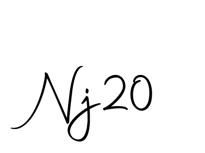 Design your own signature with our free online signature maker. With this signature software, you can create a handwritten (Autography-DOLnW) signature for name Nj20. Nj20 signature style 10 images and pictures png