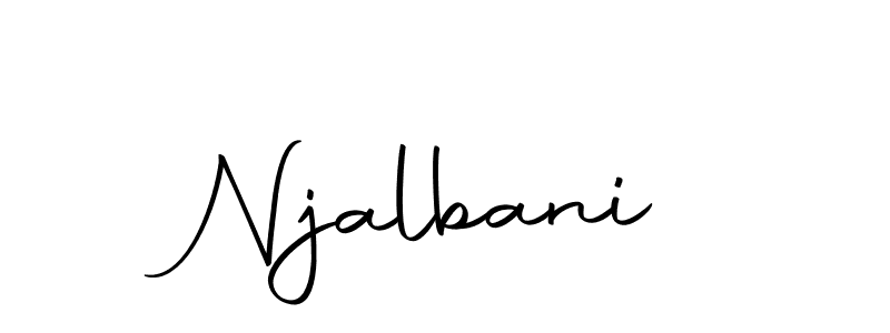 Make a beautiful signature design for name Njalbani. With this signature (Autography-DOLnW) style, you can create a handwritten signature for free. Njalbani signature style 10 images and pictures png