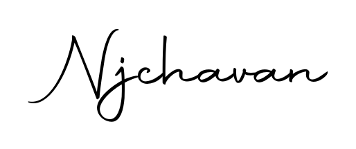 Generate high-definition signature styles for Njchavan. The Autography-DOLnW typeface ensures crisp legibility and sophisticated design. Njchavan signature style 10 images and pictures png
