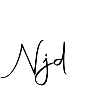 Create a beautiful signature design for name Njd. With this signature (Autography-DOLnW) fonts, you can make a handwritten signature for free. Njd signature style 10 images and pictures png