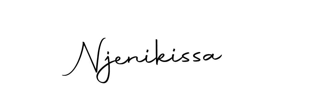 if you are searching for the best signature style for your name Njenikissa. so please give up your signature search. here we have designed multiple signature styles  using Autography-DOLnW. Njenikissa signature style 10 images and pictures png