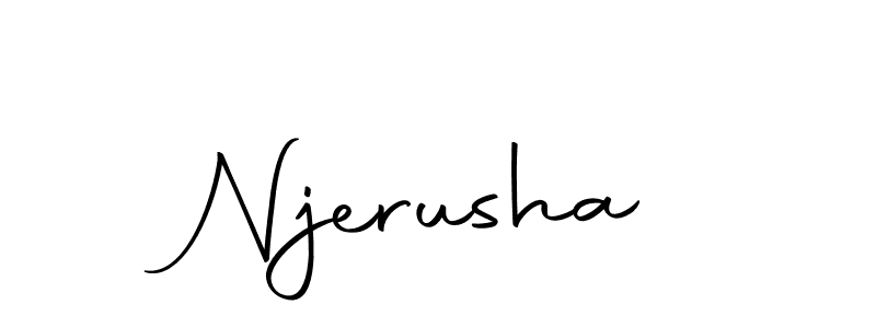 Make a beautiful signature design for name Njerusha. With this signature (Autography-DOLnW) style, you can create a handwritten signature for free. Njerusha signature style 10 images and pictures png