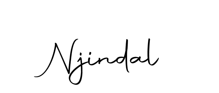 How to make Njindal signature? Autography-DOLnW is a professional autograph style. Create handwritten signature for Njindal name. Njindal signature style 10 images and pictures png