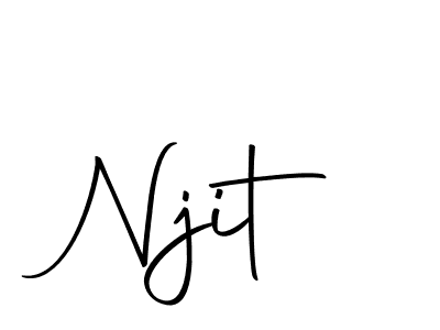 How to make Njit signature? Autography-DOLnW is a professional autograph style. Create handwritten signature for Njit name. Njit signature style 10 images and pictures png