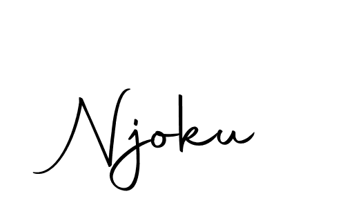 Njoku stylish signature style. Best Handwritten Sign (Autography-DOLnW) for my name. Handwritten Signature Collection Ideas for my name Njoku. Njoku signature style 10 images and pictures png
