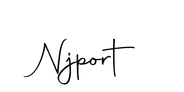 Here are the top 10 professional signature styles for the name Njport. These are the best autograph styles you can use for your name. Njport signature style 10 images and pictures png