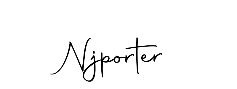 How to make Njporter name signature. Use Autography-DOLnW style for creating short signs online. This is the latest handwritten sign. Njporter signature style 10 images and pictures png