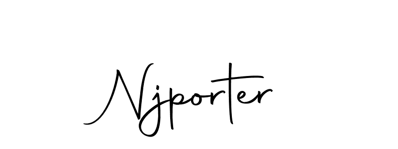 Create a beautiful signature design for name Njporter. With this signature (Autography-DOLnW) fonts, you can make a handwritten signature for free. Njporter signature style 10 images and pictures png