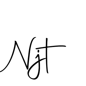 How to make Njt name signature. Use Autography-DOLnW style for creating short signs online. This is the latest handwritten sign. Njt signature style 10 images and pictures png