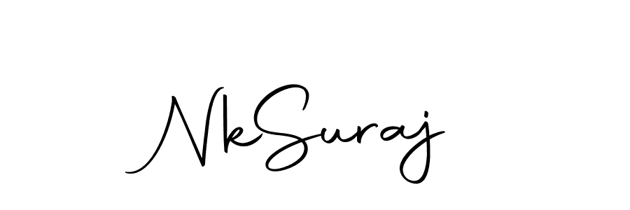 Use a signature maker to create a handwritten signature online. With this signature software, you can design (Autography-DOLnW) your own signature for name Nk  Suraj. Nk  Suraj signature style 10 images and pictures png