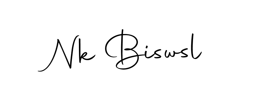 Make a beautiful signature design for name Nk Biswsl. Use this online signature maker to create a handwritten signature for free. Nk Biswsl signature style 10 images and pictures png