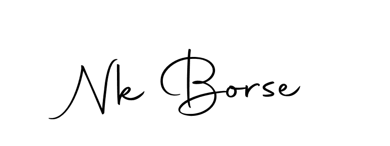 How to make Nk Borse name signature. Use Autography-DOLnW style for creating short signs online. This is the latest handwritten sign. Nk Borse signature style 10 images and pictures png