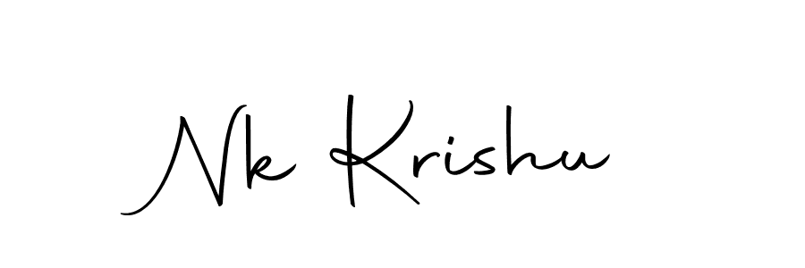 Make a short Nk Krishu signature style. Manage your documents anywhere anytime using Autography-DOLnW. Create and add eSignatures, submit forms, share and send files easily. Nk Krishu signature style 10 images and pictures png