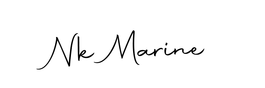 How to make Nk Marine name signature. Use Autography-DOLnW style for creating short signs online. This is the latest handwritten sign. Nk Marine signature style 10 images and pictures png