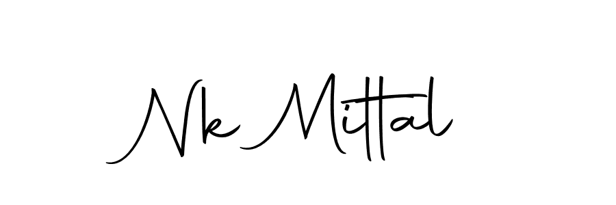 How to make Nk Mittal name signature. Use Autography-DOLnW style for creating short signs online. This is the latest handwritten sign. Nk Mittal signature style 10 images and pictures png