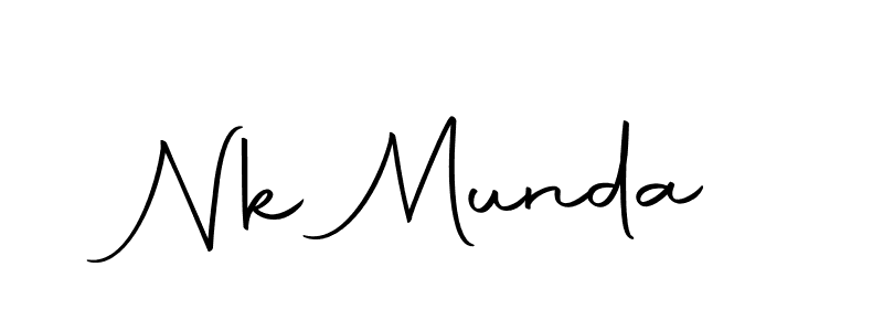 Autography-DOLnW is a professional signature style that is perfect for those who want to add a touch of class to their signature. It is also a great choice for those who want to make their signature more unique. Get Nk Munda name to fancy signature for free. Nk Munda signature style 10 images and pictures png