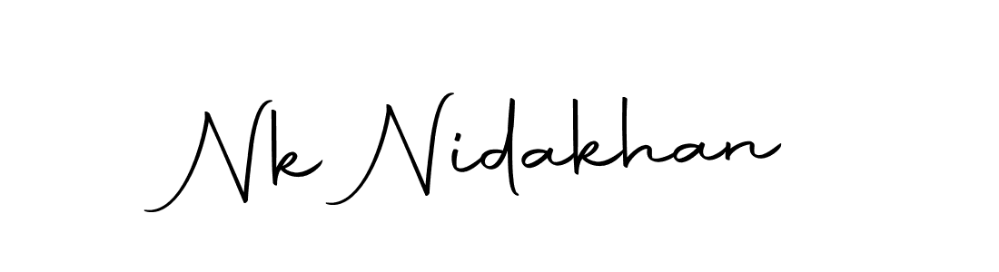 How to make Nk Nidakhan signature? Autography-DOLnW is a professional autograph style. Create handwritten signature for Nk Nidakhan name. Nk Nidakhan signature style 10 images and pictures png