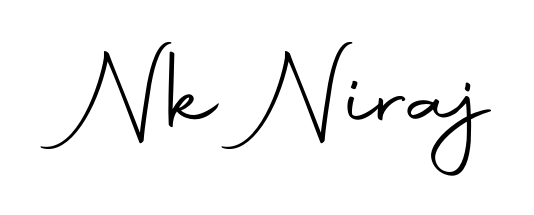 You can use this online signature creator to create a handwritten signature for the name Nk Niraj. This is the best online autograph maker. Nk Niraj signature style 10 images and pictures png