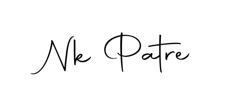 How to make Nk Patre signature? Autography-DOLnW is a professional autograph style. Create handwritten signature for Nk Patre name. Nk Patre signature style 10 images and pictures png