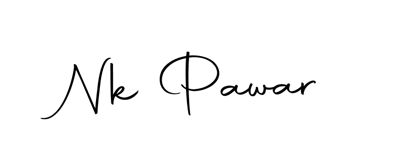 Nk Pawar stylish signature style. Best Handwritten Sign (Autography-DOLnW) for my name. Handwritten Signature Collection Ideas for my name Nk Pawar. Nk Pawar signature style 10 images and pictures png