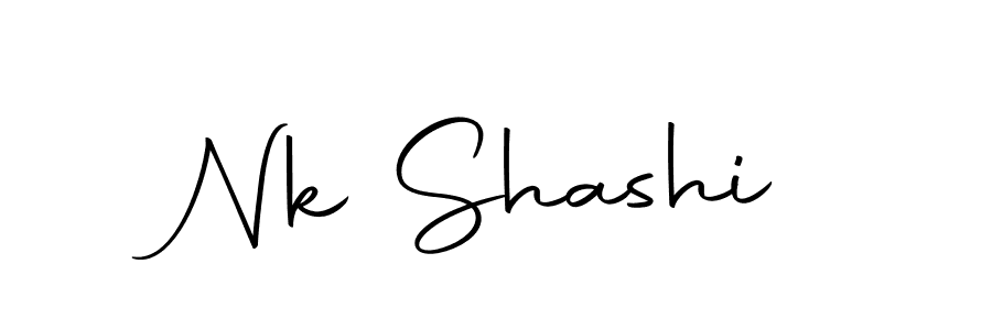 Use a signature maker to create a handwritten signature online. With this signature software, you can design (Autography-DOLnW) your own signature for name Nk Shashi. Nk Shashi signature style 10 images and pictures png
