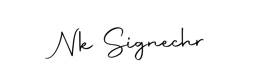 Design your own signature with our free online signature maker. With this signature software, you can create a handwritten (Autography-DOLnW) signature for name Nk Signechr. Nk Signechr signature style 10 images and pictures png
