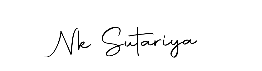 Here are the top 10 professional signature styles for the name Nk Sutariya. These are the best autograph styles you can use for your name. Nk Sutariya signature style 10 images and pictures png