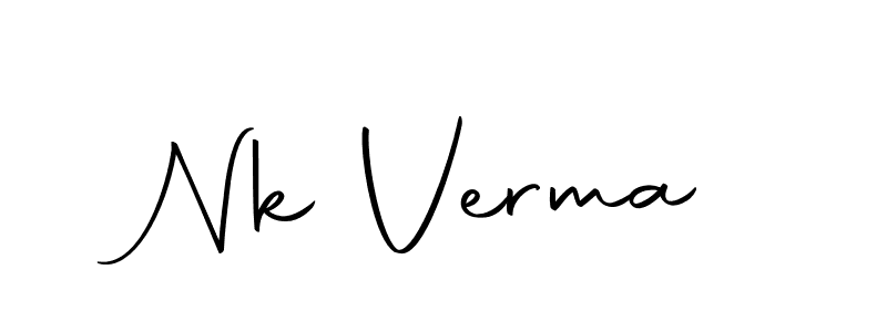 Here are the top 10 professional signature styles for the name Nk Verma. These are the best autograph styles you can use for your name. Nk Verma signature style 10 images and pictures png