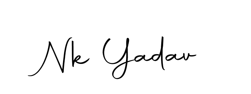 Here are the top 10 professional signature styles for the name Nk Yadav. These are the best autograph styles you can use for your name. Nk Yadav signature style 10 images and pictures png