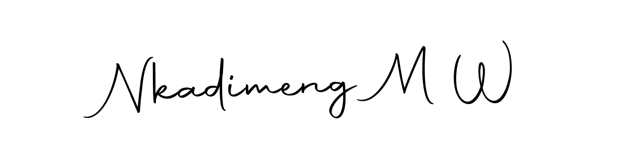 Here are the top 10 professional signature styles for the name Nkadimeng M W. These are the best autograph styles you can use for your name. Nkadimeng M W signature style 10 images and pictures png